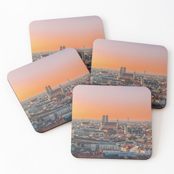 Item preview, Munich Cityscape at Sunset designed and sold by ChrisFotop.
