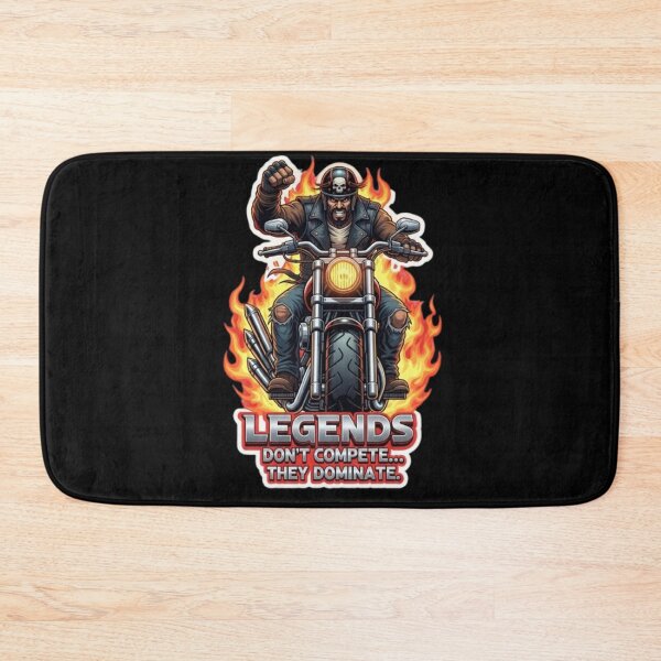 Item preview, Fire Biker Front View Sticker designed and sold by Mojbin.