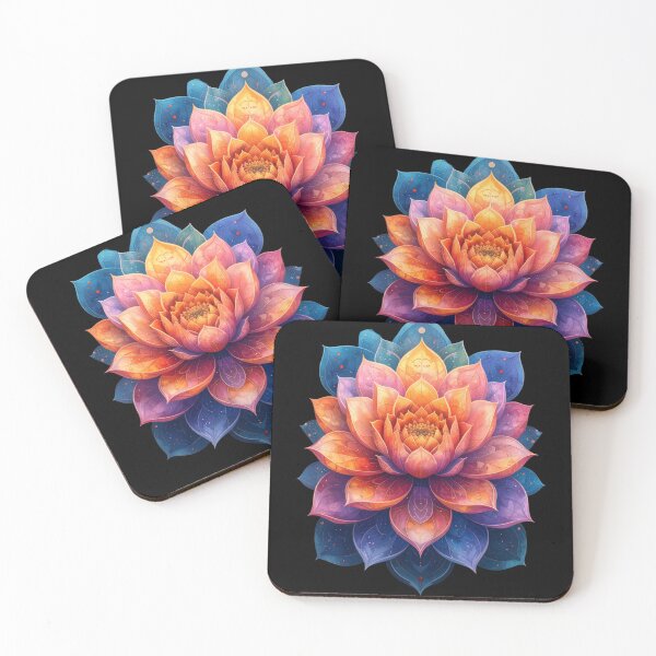 Item preview, Colorful Lotus Flower Mandala /Colorful Lotus Flower Mandala designed and sold by JuanArtix.