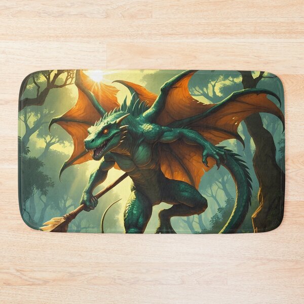 Item preview, Lizardman Fighter - Reptilian Fantasy Art designed and sold by Lucid Dream Pixel.