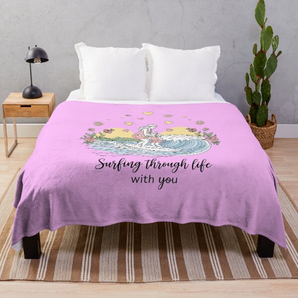 Item preview, Surfing Through Life with You – Mom Helping Daughter Surf designed and sold by Sea Gem.