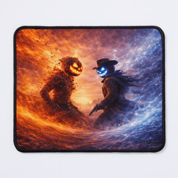 Item preview, Headless Horseman Ash & Frost – Fire and Ice Western Art designed and sold by TheHorsemanRidesAgain.