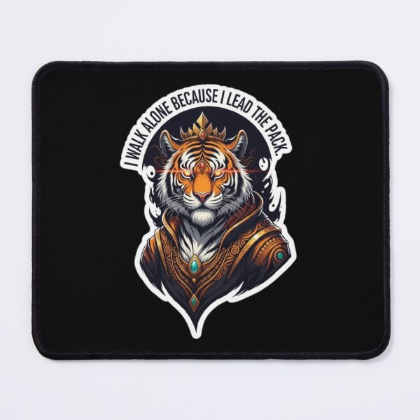 Item preview, Royal Tiger King Sticker designed and sold by Mojbin.