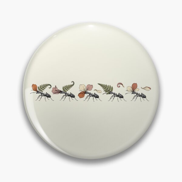 Item preview, Leafcutter Ants Carrying Fern and Petals designed and sold by BirdsnStuff.