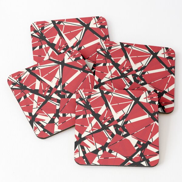Item preview, EVH: authentic stripes design (red) designed and sold by leAnomis.