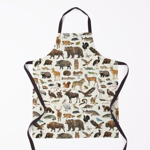 Item preview, Animals of Eastern Europe Retro Style Identification Chart designed and sold by kakarikihill.