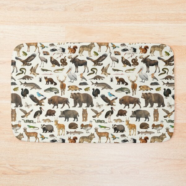Item preview, Animals of Eastern Europe Retro Style Identification Chart designed and sold by kakarikihill.