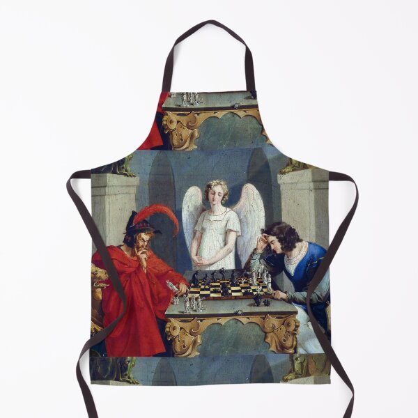 Item preview, Mephistopheles and Faust Playing Chess designed and sold by Jon-Baran.