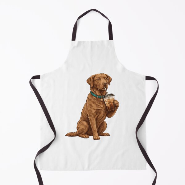 Item preview, Chesapeake Bay Retriever Iced Coffee Lover Funny Dog designed and sold by first-shirt ⭐ ⭐ ⭐ ⭐ ⭐.