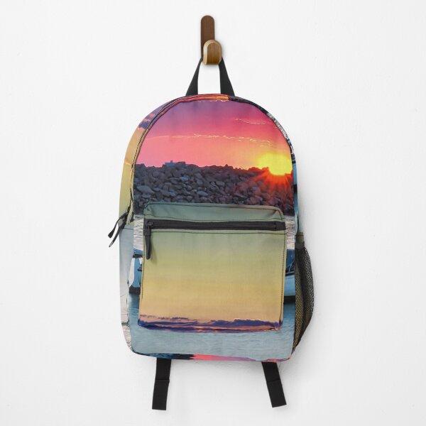 Item preview, Sunset behind vintage timber boat designed and sold by pcole123.
