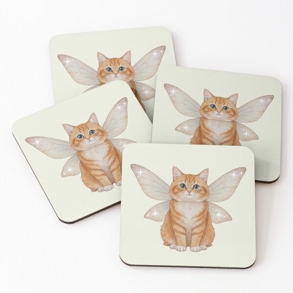 Item preview, Whimsical Fairy Cat Sticker, Kitty With Wings Cat Meme Feline Fairycore Aesthetic designed and sold by DropsOfDopamine.