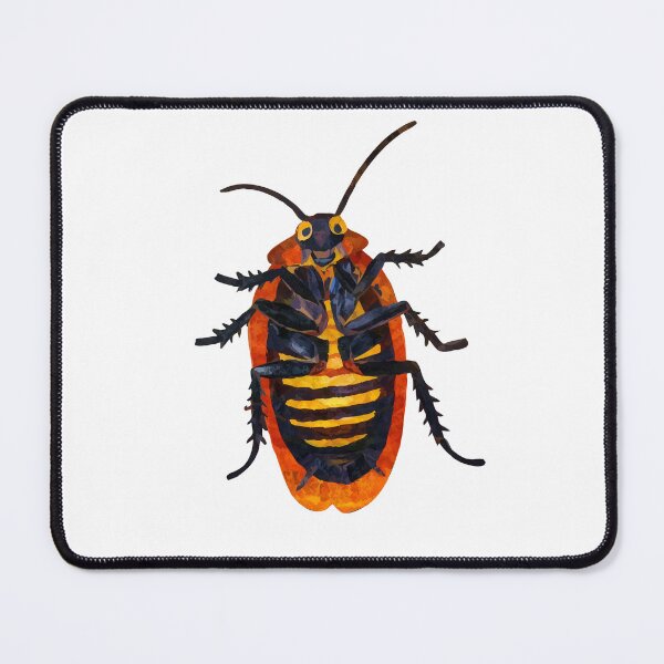 Item preview, Cute Cockroach, Minimalist Children Book Illustration Collage Texture designed and sold by SWSandraWechner.