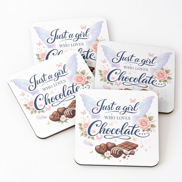 Item preview, Just a girl who loves chocolate designed and sold by ArtPixs.