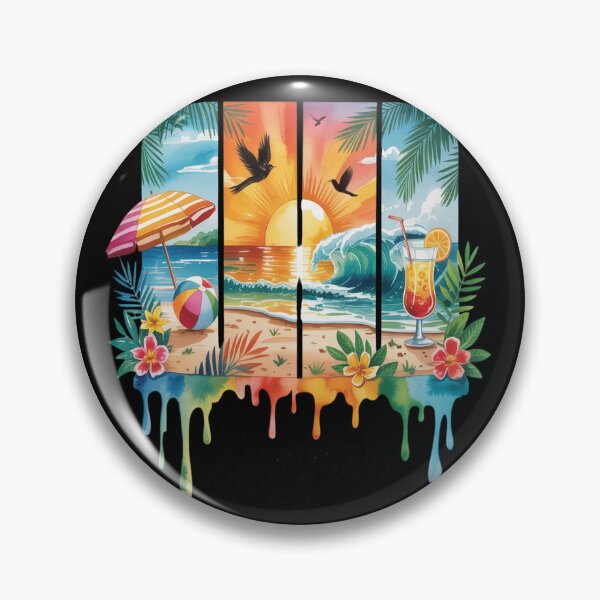 Item preview, Hello Summer Vibes Beach Coconut Funny Beach Life designed and sold by kakashinn.