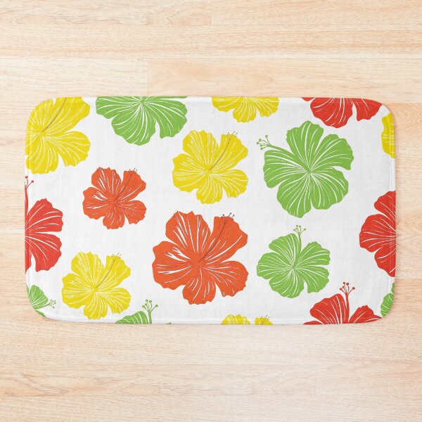 Item preview, Bright summer floral pattern featuring vibrant and colorful flowers that evoke a joyful and energetic seasonal vib designed and sold by Line-Aura.