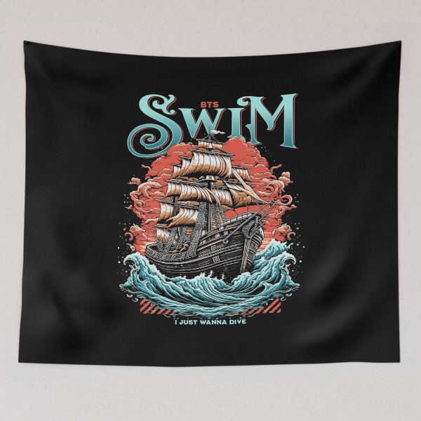 Item preview, Ship BTS Swim arirang designed and sold by Morcawork.