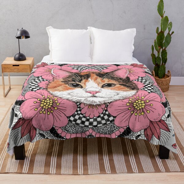 Artikelvorschau, Boho Mandala Cat Illustration | Floral Tribal Cat Art | Vintage Ethnic Animal Design entworfen und verkauft von Anime9122.