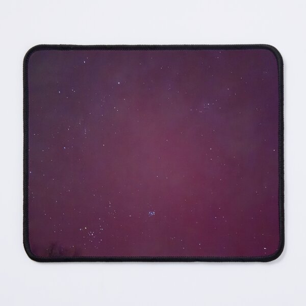 Item preview, Red Aurora Borealis with Pleiades – Northern Lights Star Cluster Night Sky designed and sold by aadventures.