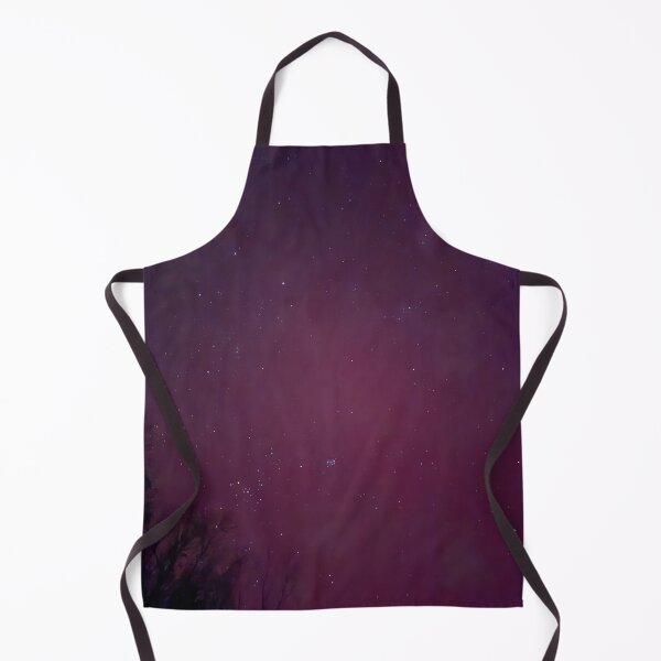 Item preview, Red Aurora Borealis with Pleiades – Northern Lights Star Cluster Night Sky designed and sold by aadventures.