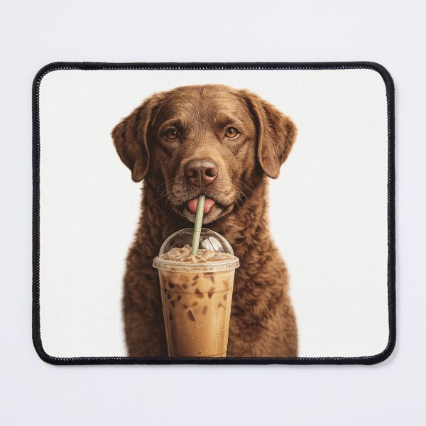 Item preview, Chesapeake Bay Retriever Drink Iced Coffee Lover Funny Dog  designed and sold by first-shirt ⭐ ⭐ ⭐ ⭐ ⭐.