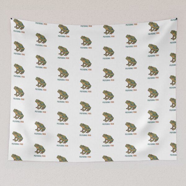 Item preview, Polygonal Frog T-Shirt – Urban Art Design for Young People designed and sold by bsbd-action.