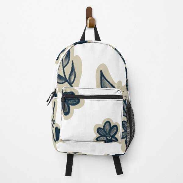 Item preview, Navy Floral Print designed and sold by MadeBy.B.