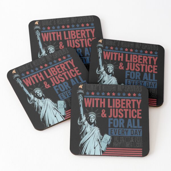 Item preview, I Didn't Grow Up Saying With Liberty & Justice For All Every designed and sold by kakashinn.