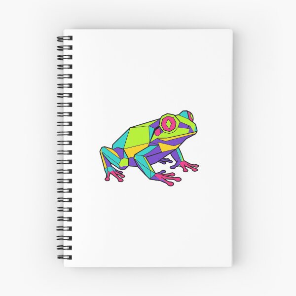 Item preview, Neopop Neon Frog Sticker – Psychedelic Art for Color Lovers designed and sold by bsbd-action.