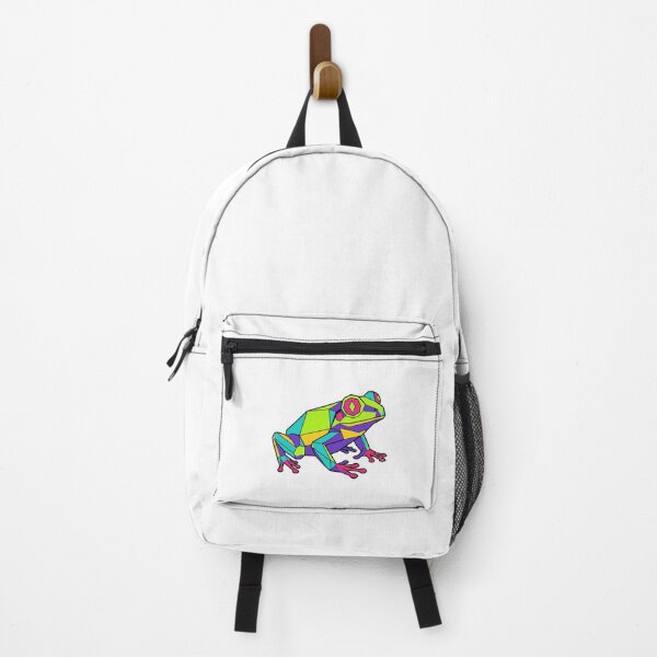 Item preview, Neopop Neon Frog Sticker – Psychedelic Art for Color Lovers designed and sold by bsbd-action.