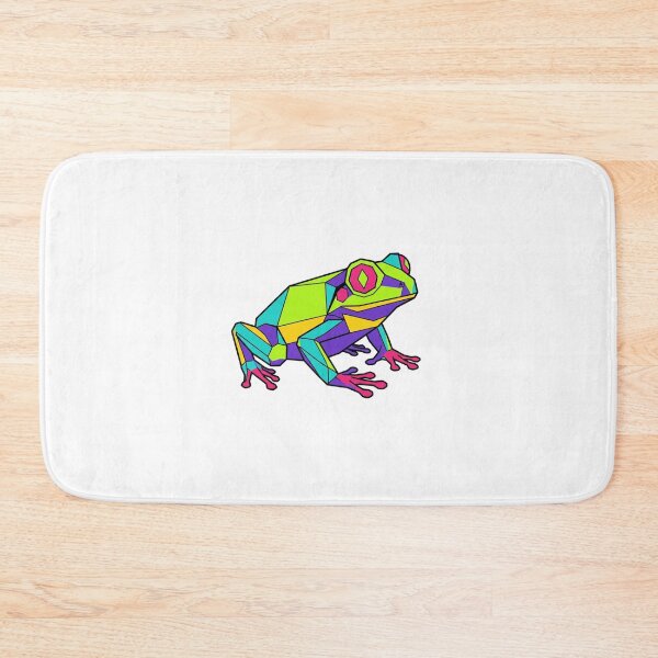 Item preview, Neopop Neon Frog Sticker – Psychedelic Art for Color Lovers designed and sold by bsbd-action.