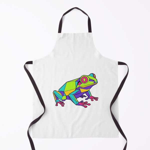 Item preview, Neopop Neon Frog Sticker – Psychedelic Art for Color Lovers designed and sold by bsbd-action.