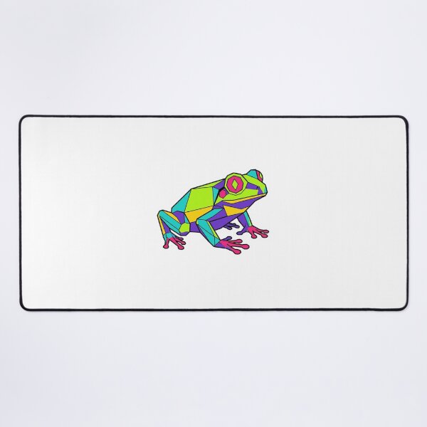 Item preview, Neopop Neon Frog Sticker – Psychedelic Art for Color Lovers designed and sold by bsbd-action.