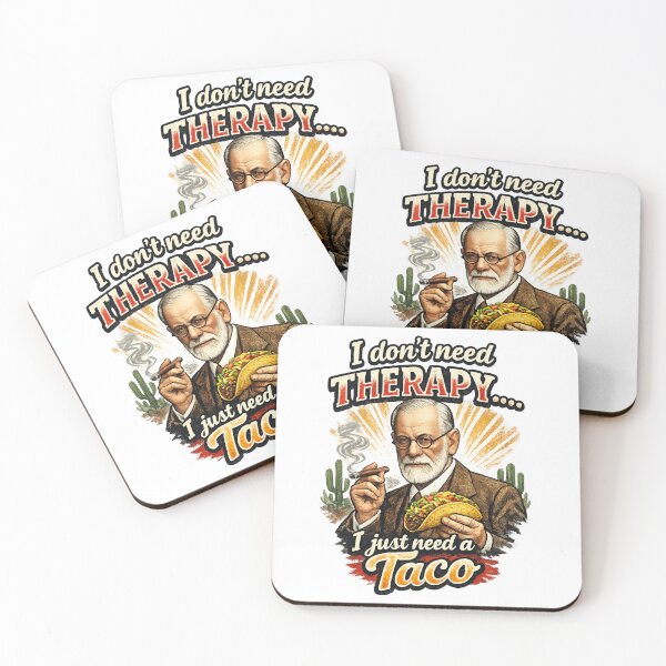 Item preview, Funny Taco Shirt Vintage Freud Graphic Humor Design for Food Lovers designed and sold by RickE.