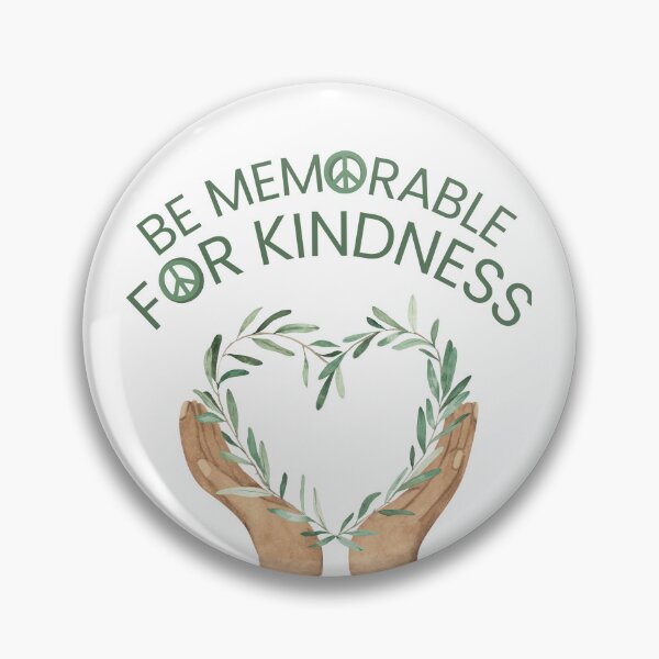 Item preview, Be Memorable for Kindness - Watercolor Olive Leaf Heart designed and sold by vwagenet.