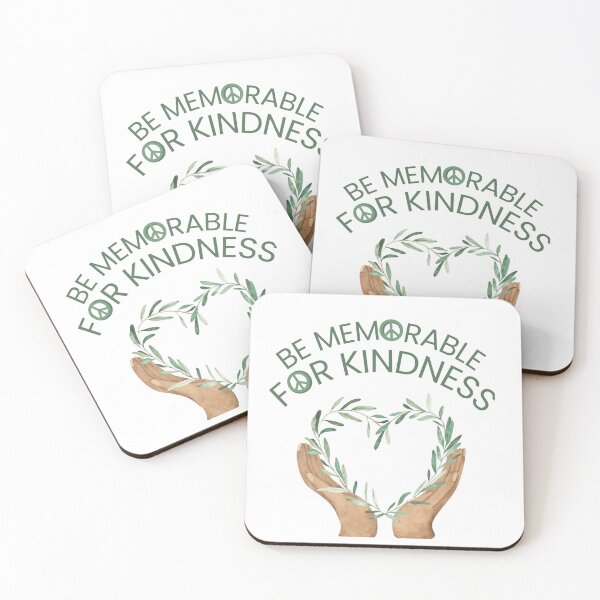 Item preview, Be Memorable for Kindness - Watercolor Olive Leaf Heart designed and sold by vwagenet.