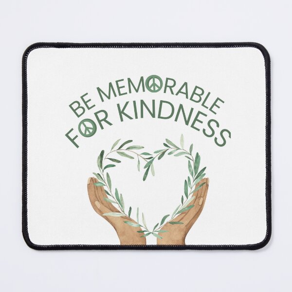 Item preview, Be Memorable for Kindness - Watercolor Olive Leaf Heart designed and sold by vwagenet.