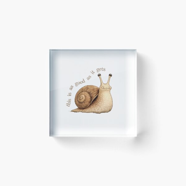 Item preview, Cottagecore Snail This Is As Good As It Gets Sticker, Beatrix Potter Style Vintage Animals designed and sold by DropsOfDopamine.