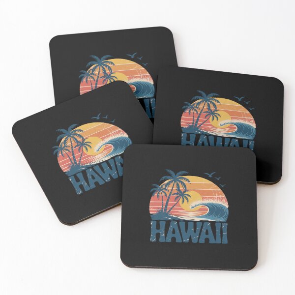 Item preview, Hawaii Vacation Sunset Cute 70S Vintage Retro Beach designed and sold by RonnasJackson.