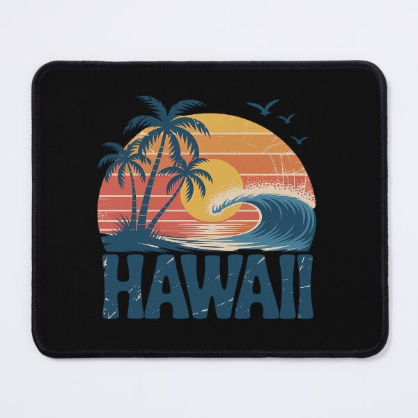 Item preview, Hawaii Vacation Sunset Cute 70S Vintage Retro Beach designed and sold by RonnasJackson.