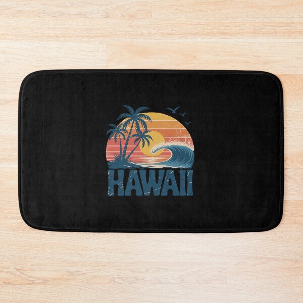 Item preview, Hawaii Vacation Sunset Cute 70S Vintage Retro Beach designed and sold by RonnasJackson.