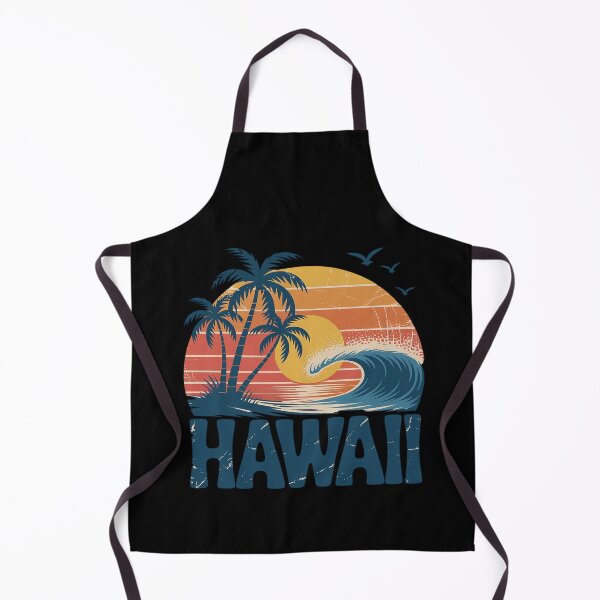 Item preview, Hawaii Vacation Sunset Cute 70S Vintage Retro Beach designed and sold by RonnasJackson.