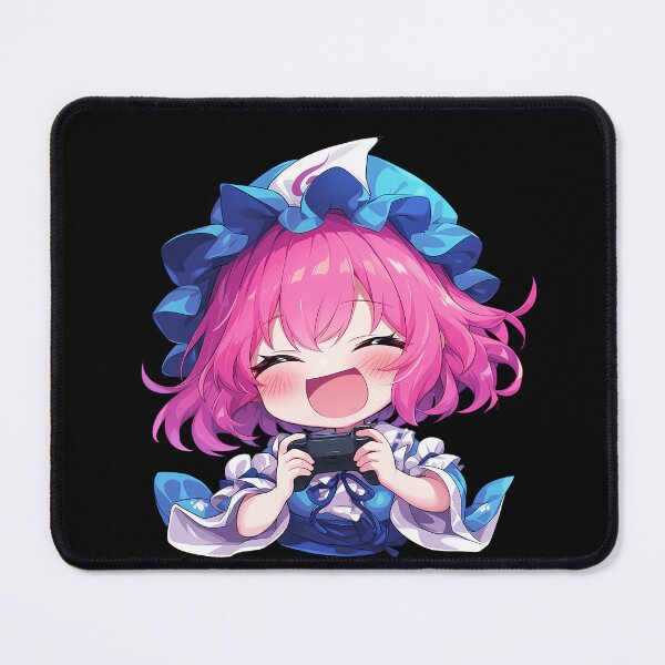 Item preview, Saigyouji Yuyuko Touhou Cute Chibi Anime Girl Playing Video Game designed and sold by earlobejerk.
