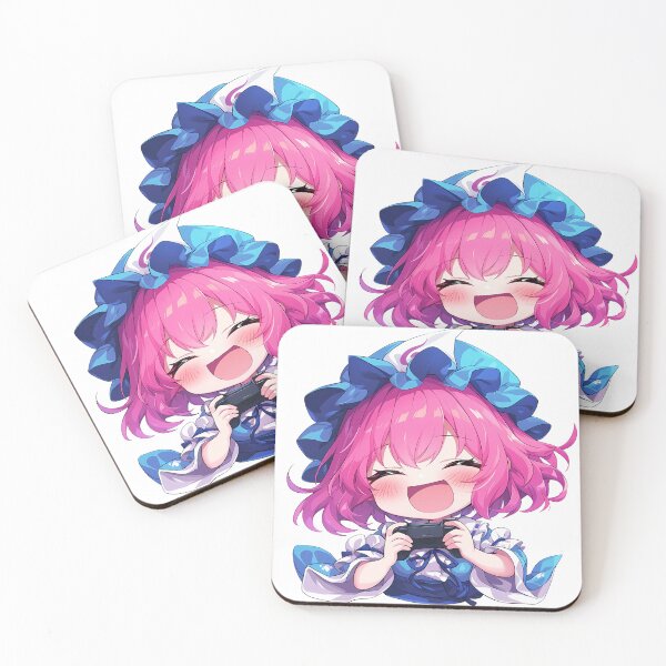 Item preview, Saigyouji Yuyuko Touhou Cute Chibi Anime Girl Playing Video Game designed and sold by earlobejerk.