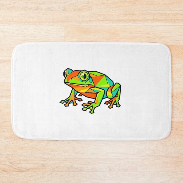 Item preview, Fire and Jungle Frog Sticker – Contrast Art Gift designed and sold by bsbd-action.