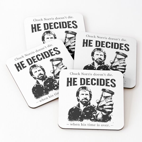 Item preview, Chuck Norris doesn't die He decides when his time is over designed and sold by koffmannohe.