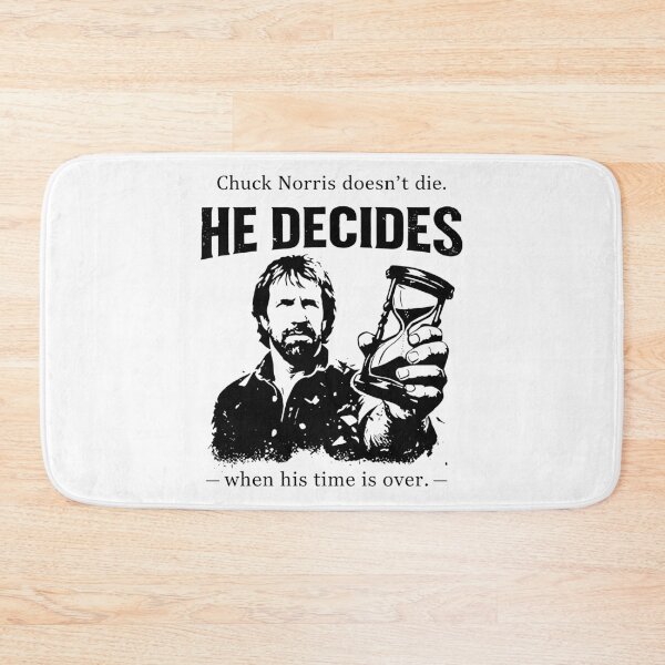 Item preview, Chuck Norris doesn't die He decides when his time is over designed and sold by koffmannohe.