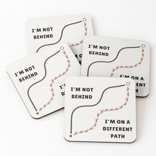 Item preview, I’m Not Behind – On A Different Path Tee designed and sold by QuietlyBecoming.