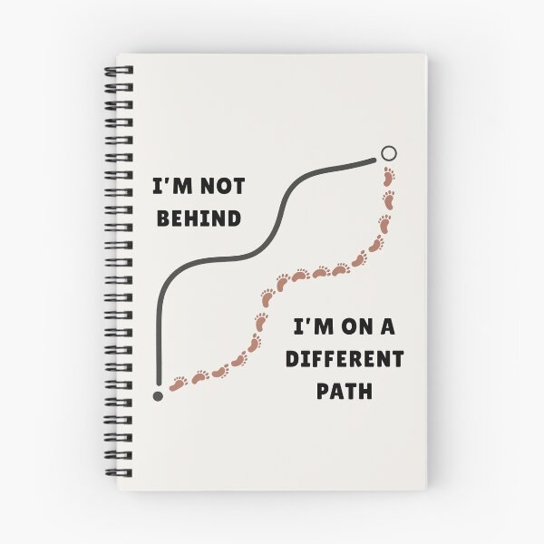 Item preview, I’m Not Behind – On A Different Path Tee designed and sold by QuietlyBecoming.