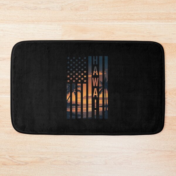 Item preview, Hawaii Sunset American Flag Honolulu Hawaiian Island designed and sold by RonnasJackson.