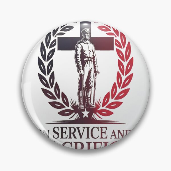 Item preview, In Service And Sacrifice A Soldiers Faithful Journey Christian Valor designed and sold by brinbotty.